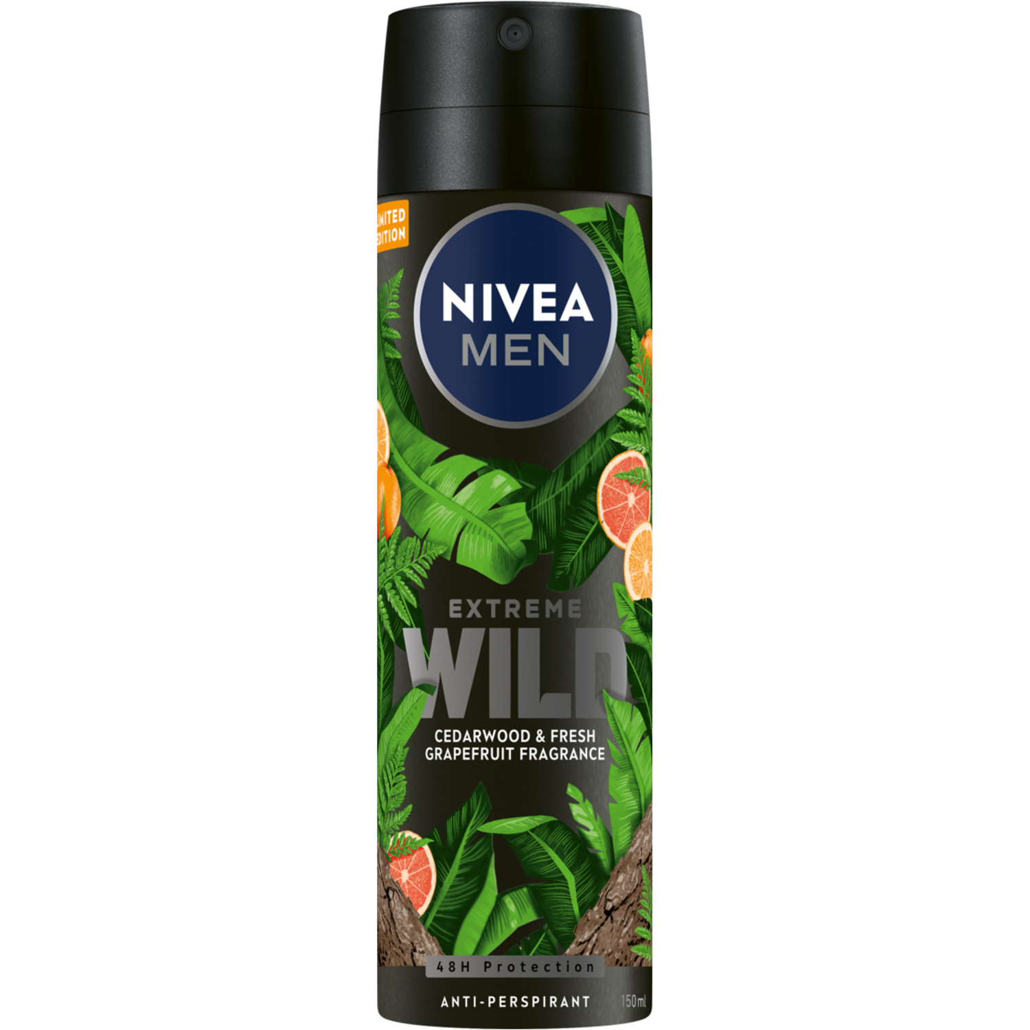 Nivea Men Extreme Wild Cedar antyperspirant w sprayu męski, 150 ml