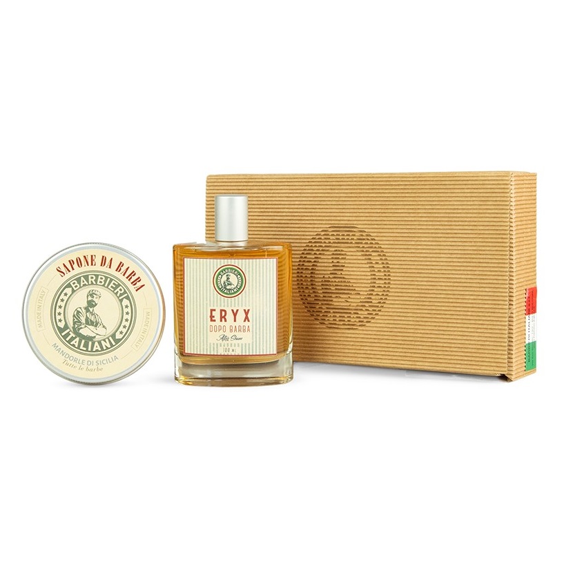 Barbieri Italiani zestaw: woda po goleniu, 100 ml + mydło do golenia, 100 ml
