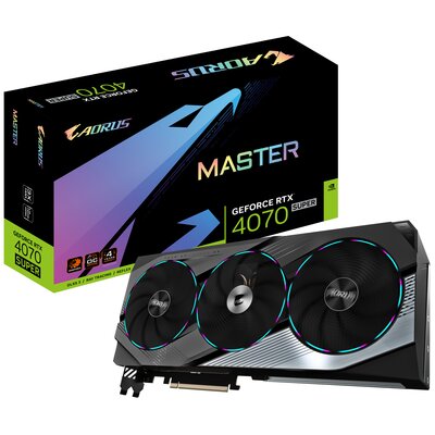 Karta graficzna GIGABYTE Aorus GeForce RTX 4070 Super Master 12GB DLSS 3