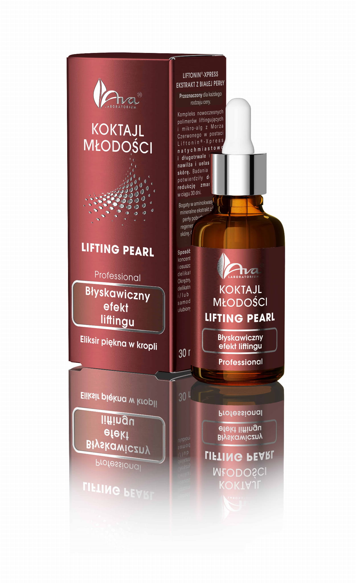 Koktajl Młodości - Lifting Pearl błyskawiczny efekt liftingu 30ml (AVA )