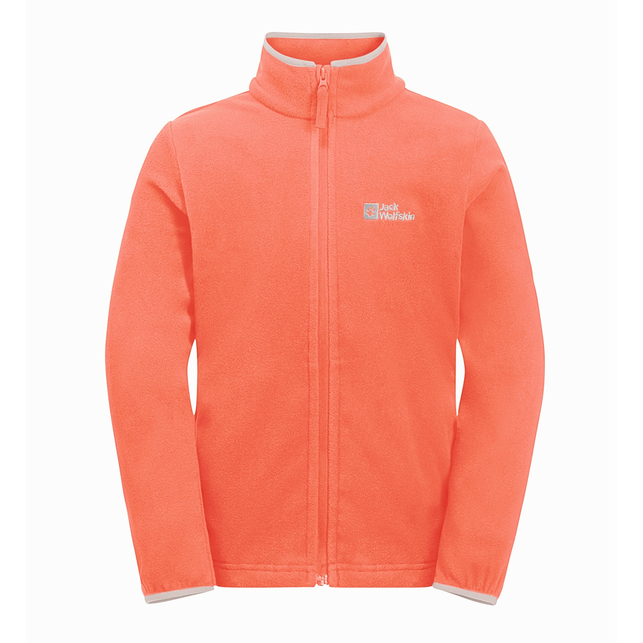 Dziecięca kurtka polarowa Jack Wolfskin TAUNUS JACKET K digital orange - 116