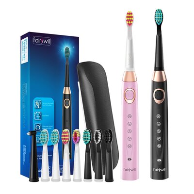 Zestaw szczoteczek sonicznych FAIRYWILL FW-508 (2 sztuki)