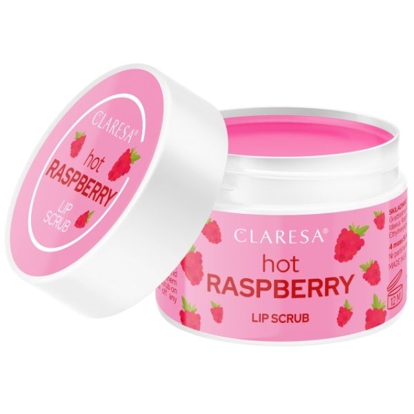 Claresa LIP SCRUB peeling do ust Hot Raspberry, 15 g
