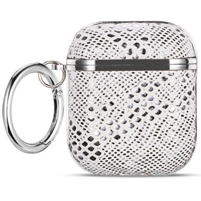 Etui na słuchawki BELINE Elegance do Apple AirPods 1/2 Srebrny