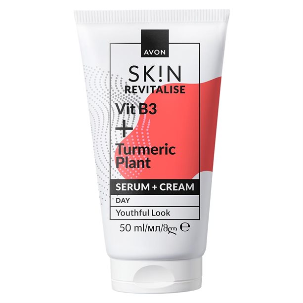 Avon Skin Youth rewitalizujące serum i krem do twarzy na dzień 2w1, 50 ml