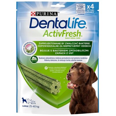 Przysmak dla psa DENTALIFE Activfresh Large 142 g