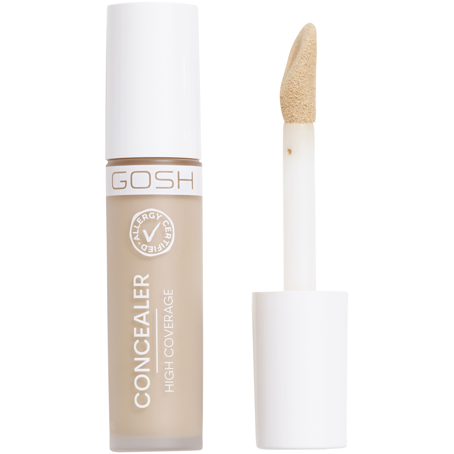Gosh Copenhagen mocno kryjący korektor do twarzy z aplikatorem 003 sand, 6 ml