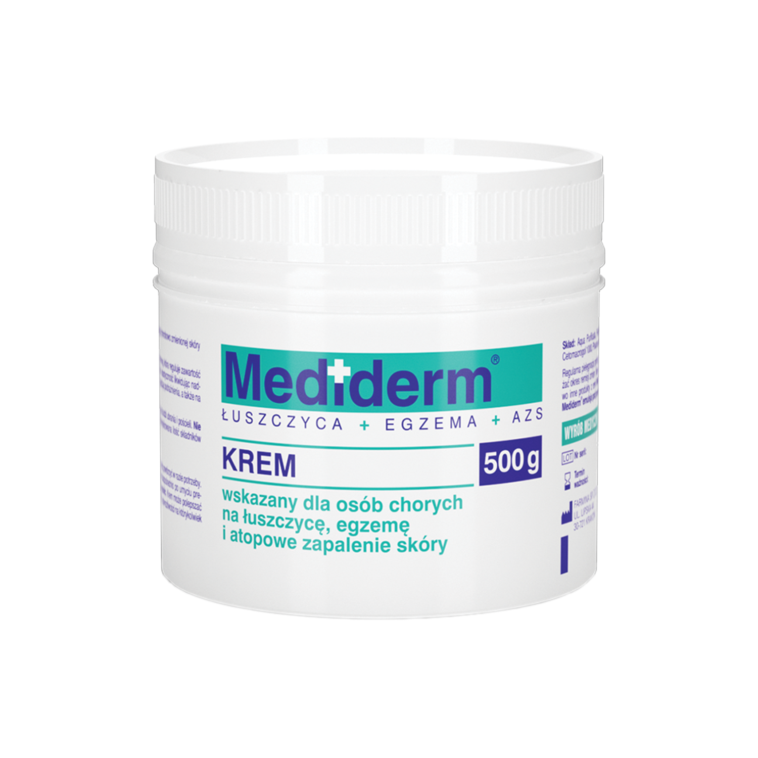 Mediderm wyrób medyczny: krem na łuszczycę i egzemę, 500 g
