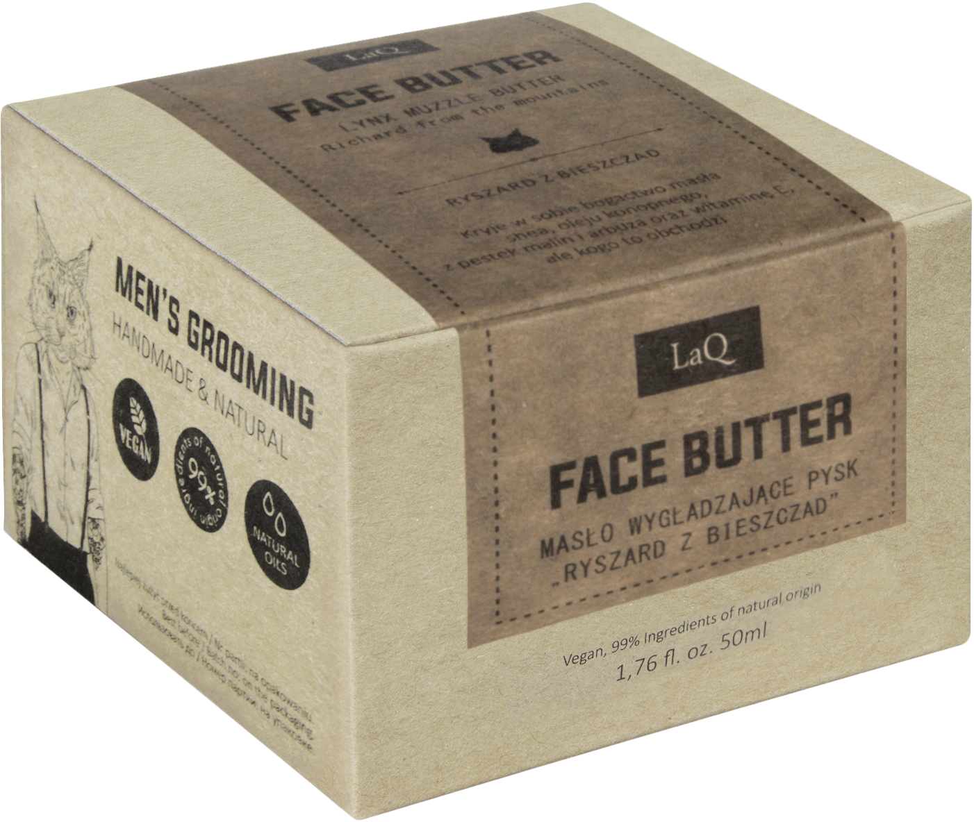 LaQ Doberman Masło do twarzy, 50 ml