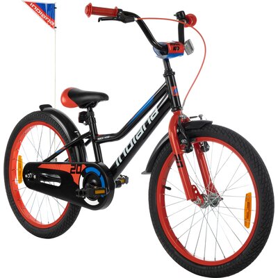 Rower dziecięcy INDIANA Rock Kid 20 cali dla chłopca Czarny