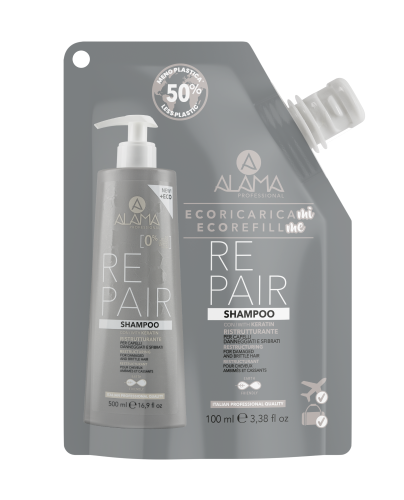Alama regenerujący szampon do włosów zniszczonych, 100 ml