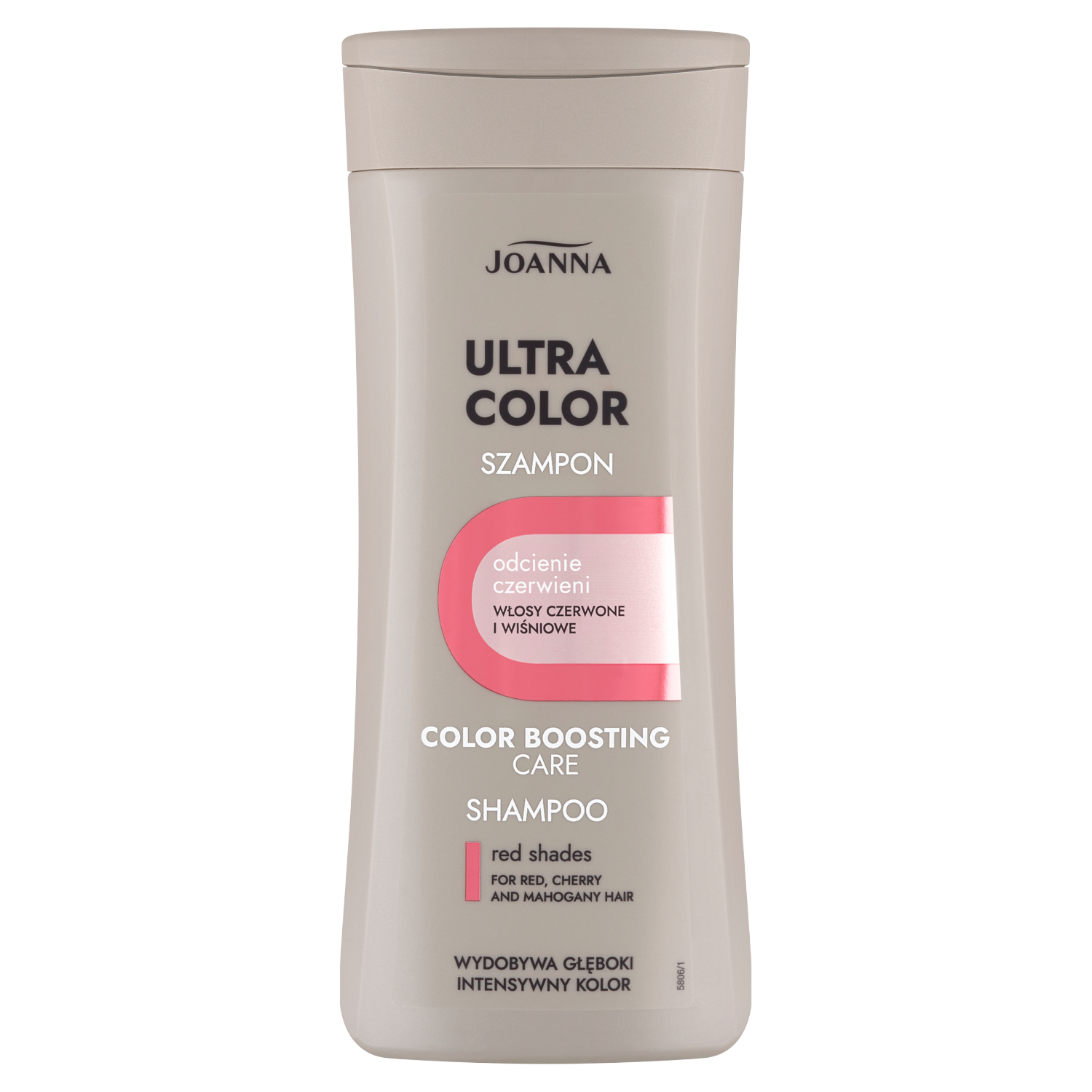 Joanna Ultra Color szampon do włosów w odcieniach czerwieni, 200 ml
