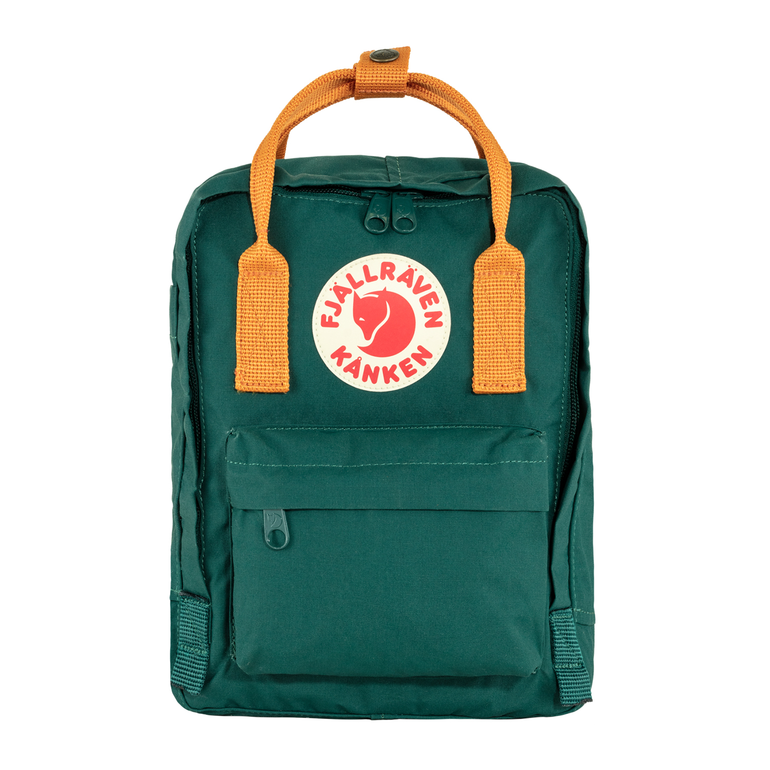 Plecak Fjallraven Kanken Mini arctic green/spicy orange  - ONE SIZE
