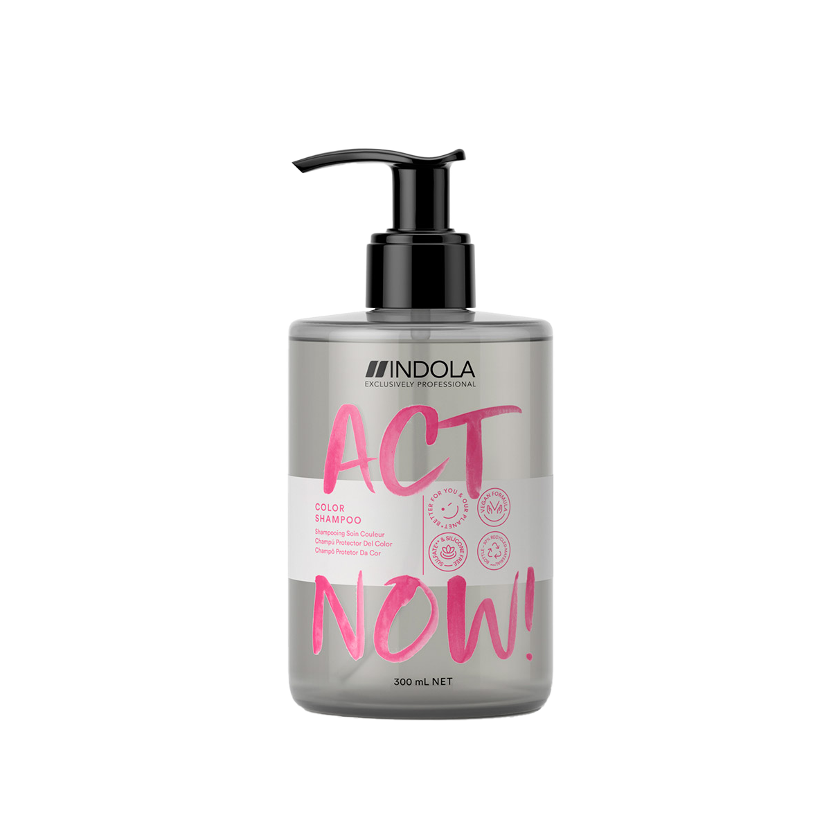 Indola Act Now! szampon do włosów farbowanych, 300 ml