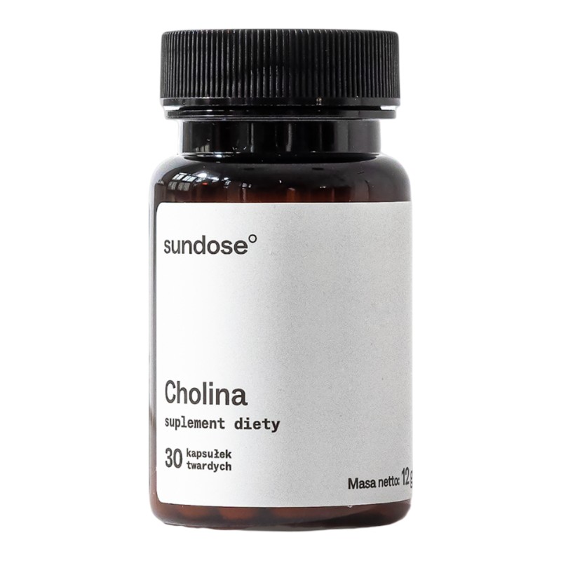 Sundose CHOLINA suplement diety, 30 kaps./1 opak.