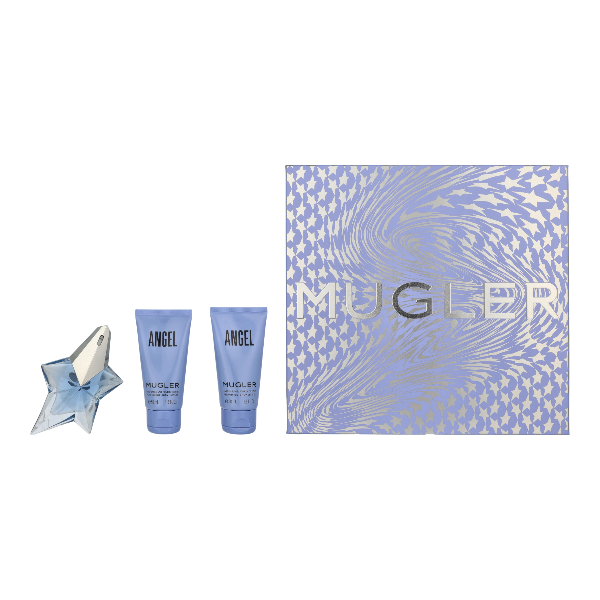 Thierry Mugler Angel zestaw: woda toaletowa, 25 ml + balsam do ciała, 50 ml + żel pod prysznic, 50 ml