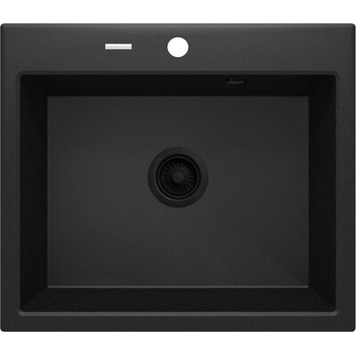 Zlewozmywak jednokomorowy DEANTE Andante ZQN G103 Grafitowy metalik 52x60