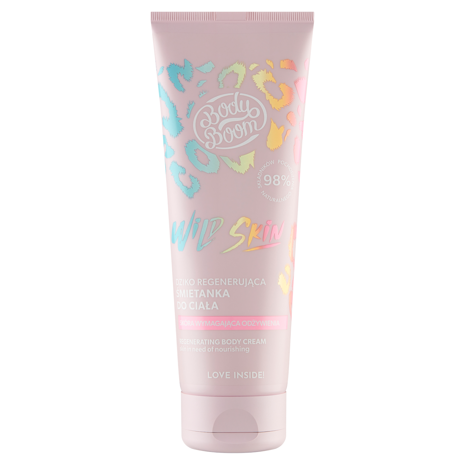 Bodyboom Wild Skin regenerująca śmietanka odżywcza do ciała, 200 ml