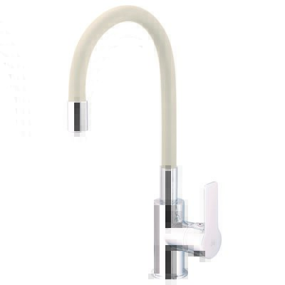 Bateria KFA ARMATURA Rumba 6553-915-51 Chrom/beżowy