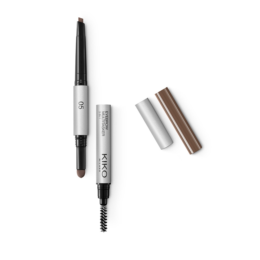 Kiko Milano Eyebrow Multitasker 3-In-1 wielofunkcyjna kredka do brwi 05 Deep Brunettes, 0,4 g