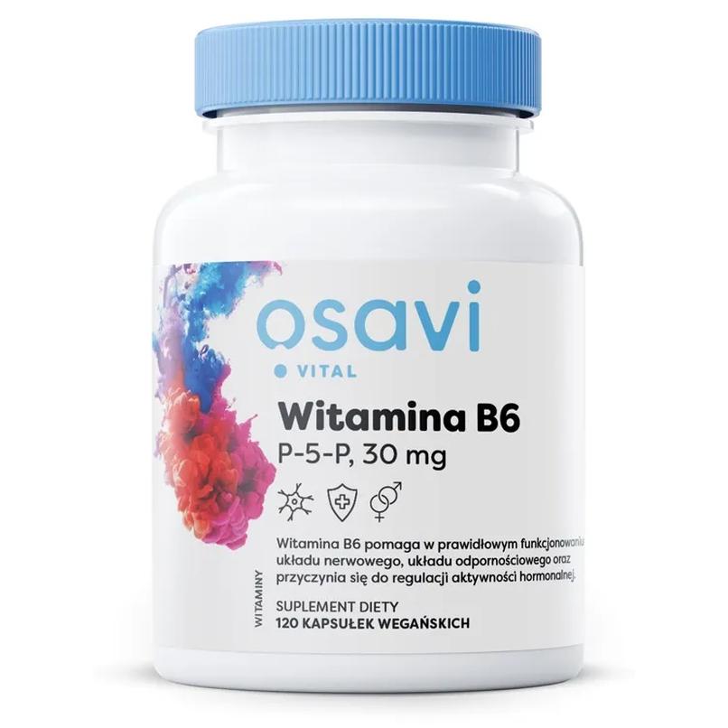 Osavi suplement diety witamina B6, P-5-P, 30 mg, 120 kaps./1 opak.