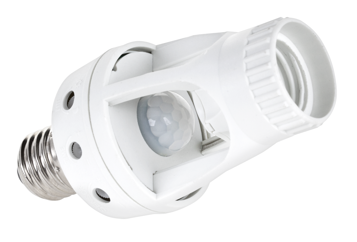 Gniazdo żarówki Rebel z sensorem zmierzchu i ruchu