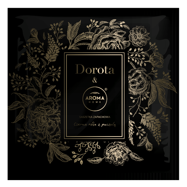 Aroma Home & Dorota saszetka zapachowa czarna róża z paczulą, 5,5 g
