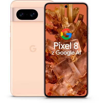 Smartfon GOOGLE Pixel 8 5G 8/128GB 6.2" 120Hz Pudrowy róż