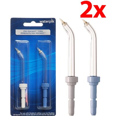 Oryginalna końcówka do irygatora WATERPIK PP-100 (2 szt.) (Końcówka poddziąsłowa)