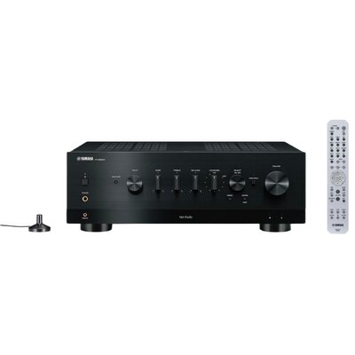 Amplituner Stereo YAMAHA Musicast R-N800A Czarny, Kalibracja pomieszczenia YPAO, Wi-Fi, AirPlay2, Multiroom, Tidal