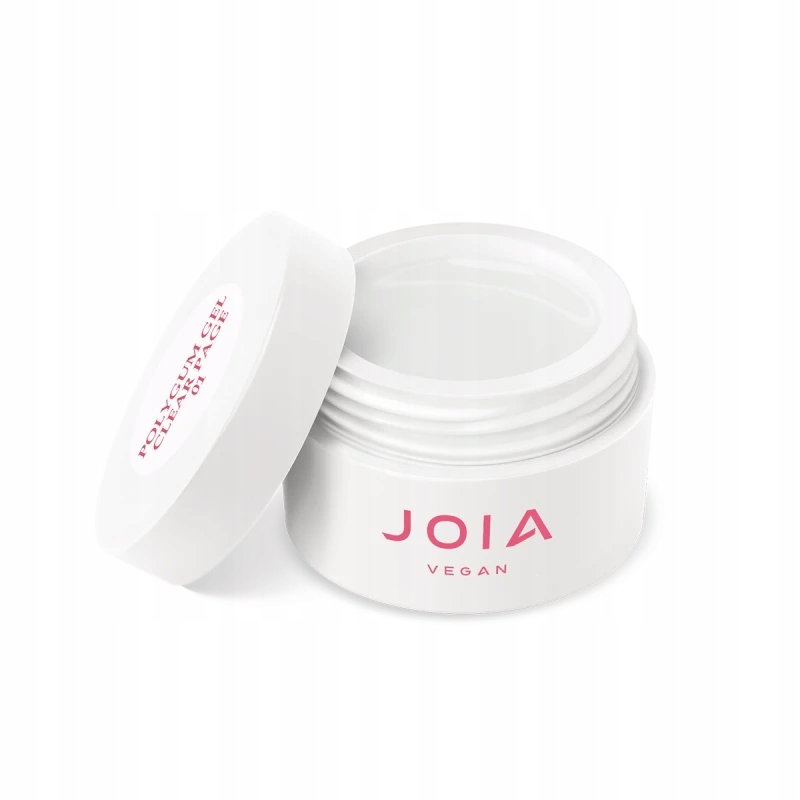 Joia Vegan Polygum Gel modelujący żel do paznokci 01 clear page, 15 ml