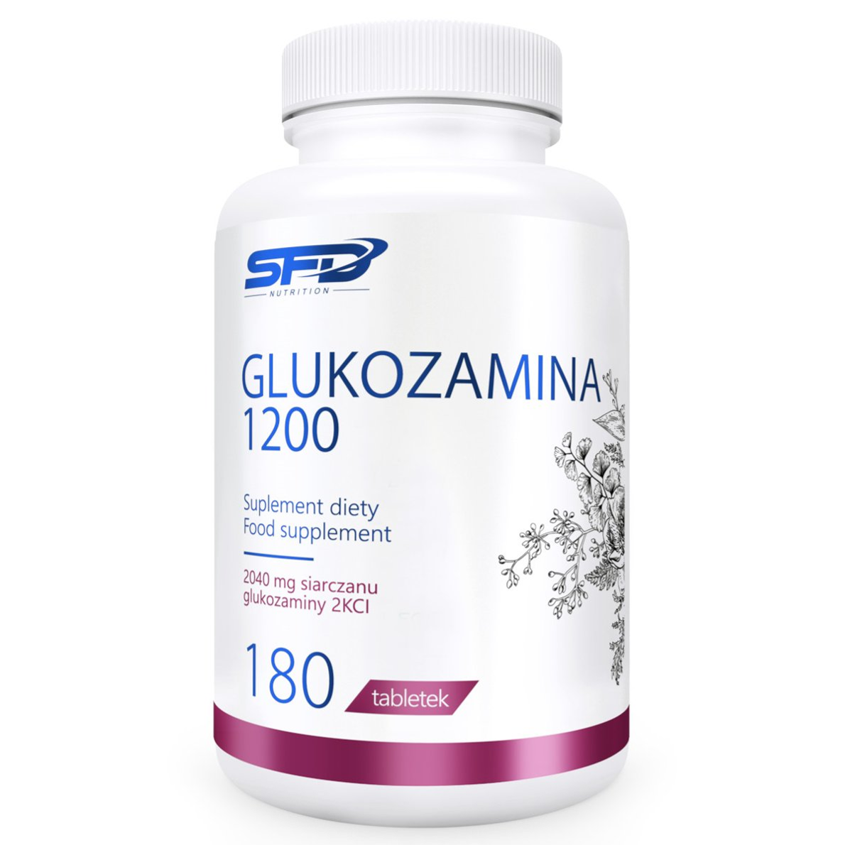 SFD glukozamina 1200, 180 tabletek