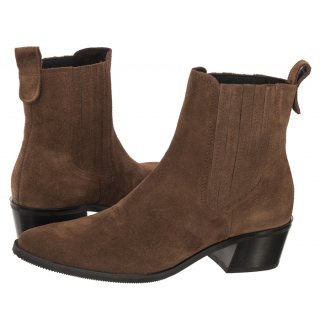 Botki  Ryłko Brązowe 4VY45__2TAF