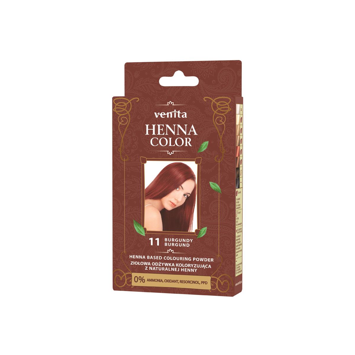 Venita Henna Color odżywka koloryzująca do włosów 11 burgund, 25 g