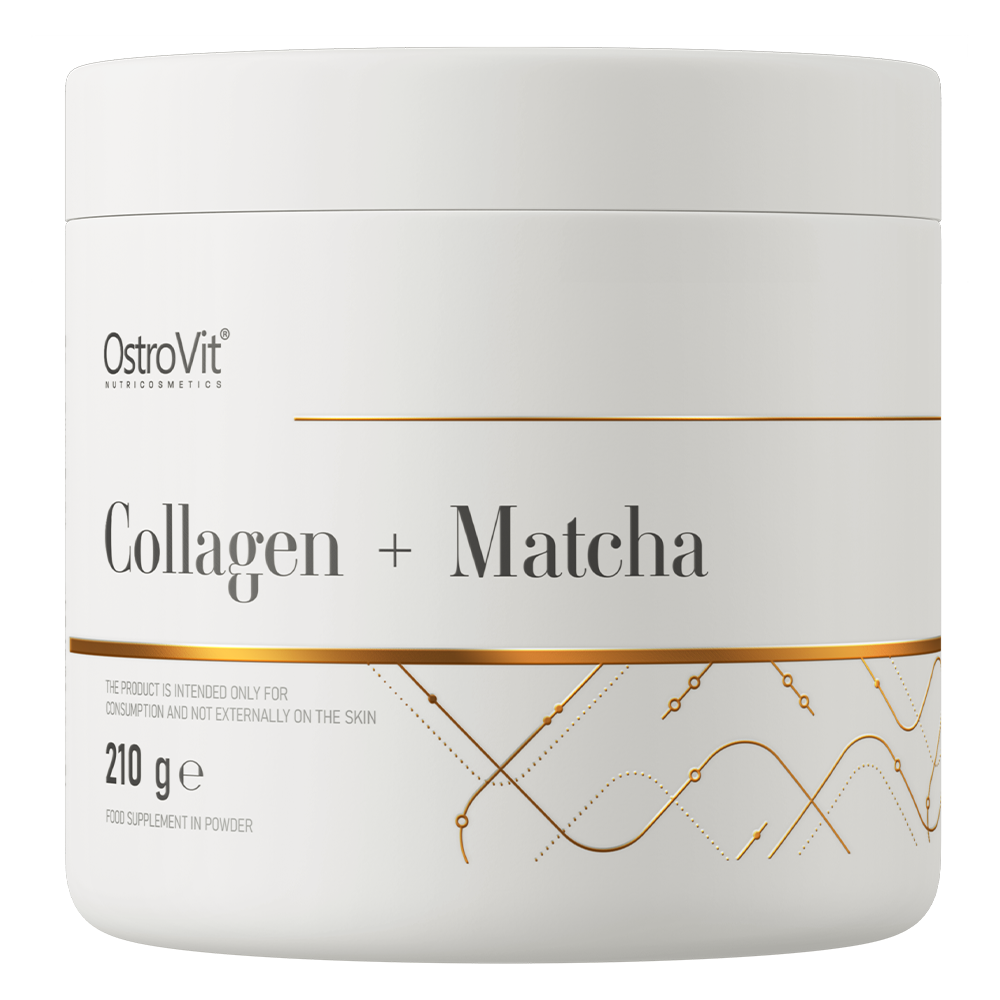 OstroVit Kolagen + Matcha suplement diety, 210 g