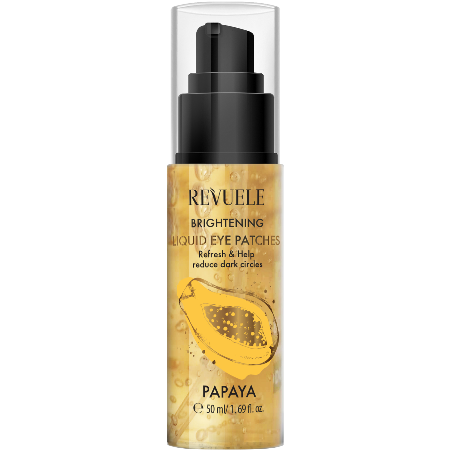 Revuele rozświetlające płynne płatki pod oczy, 50 ml