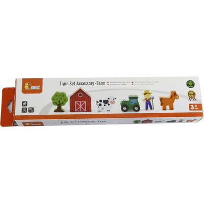 Klocki drewniane VIGA Farma 50812