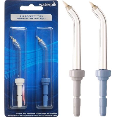 Oryginalna końcówka do irygatora WATERPIK Pik Pocket (2 szt.) (Dokładna higiena jamy ustnej)