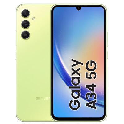 Smartfon SAMSUNG Galaxy A34 6/128GB 5G 6.6" 120Hz Zielony SM-A346BLGAEUE