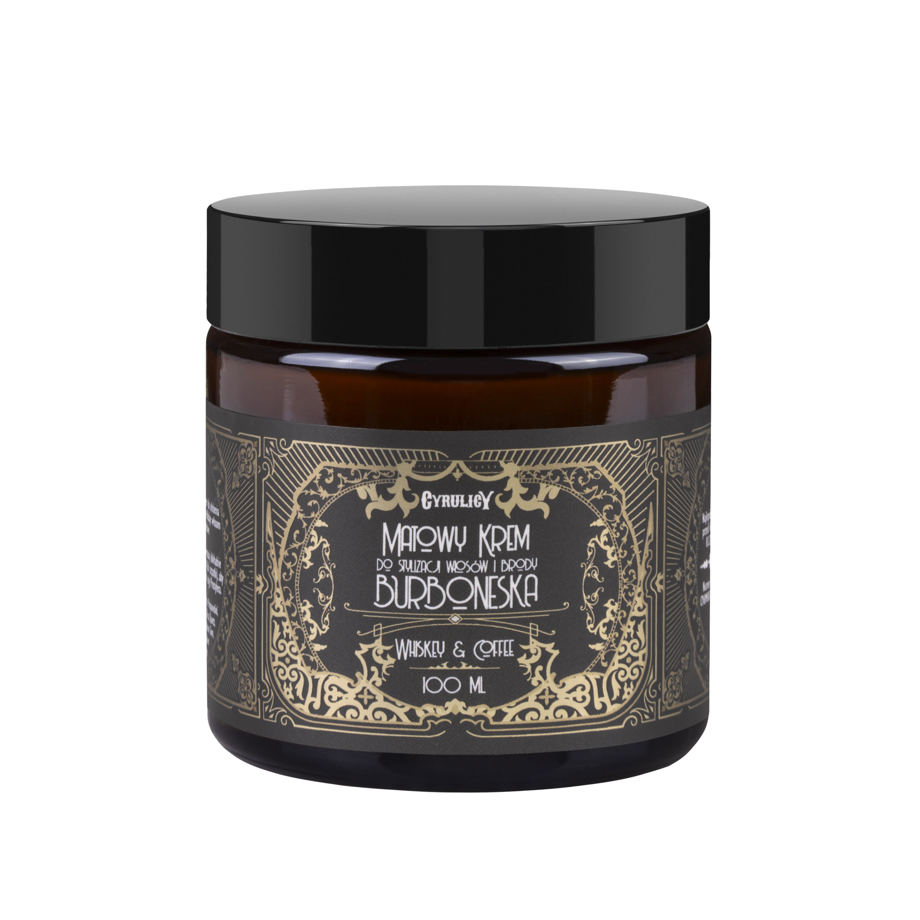 Cyrulicy Burboneska matowy krem burboneska do stylizacji włosów i brody, 100 ml