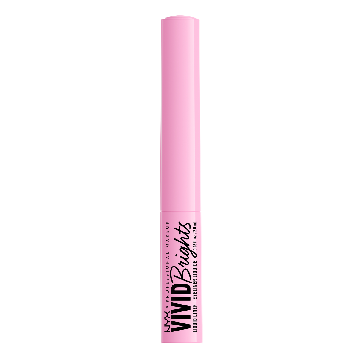 NYX Professional Makeup Vivid Brights eyeliner w pędzelku do powiek sneaky pink, 3,5 ml