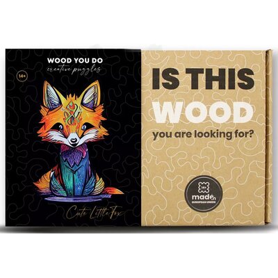 Puzzle WOOD YOU DO Mały Lis (140 elementów)