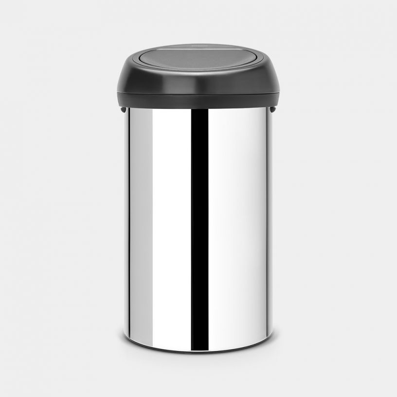 Brabantia - Kosz dotykowy TOUCH BIN 60L Stal Błyszcząca