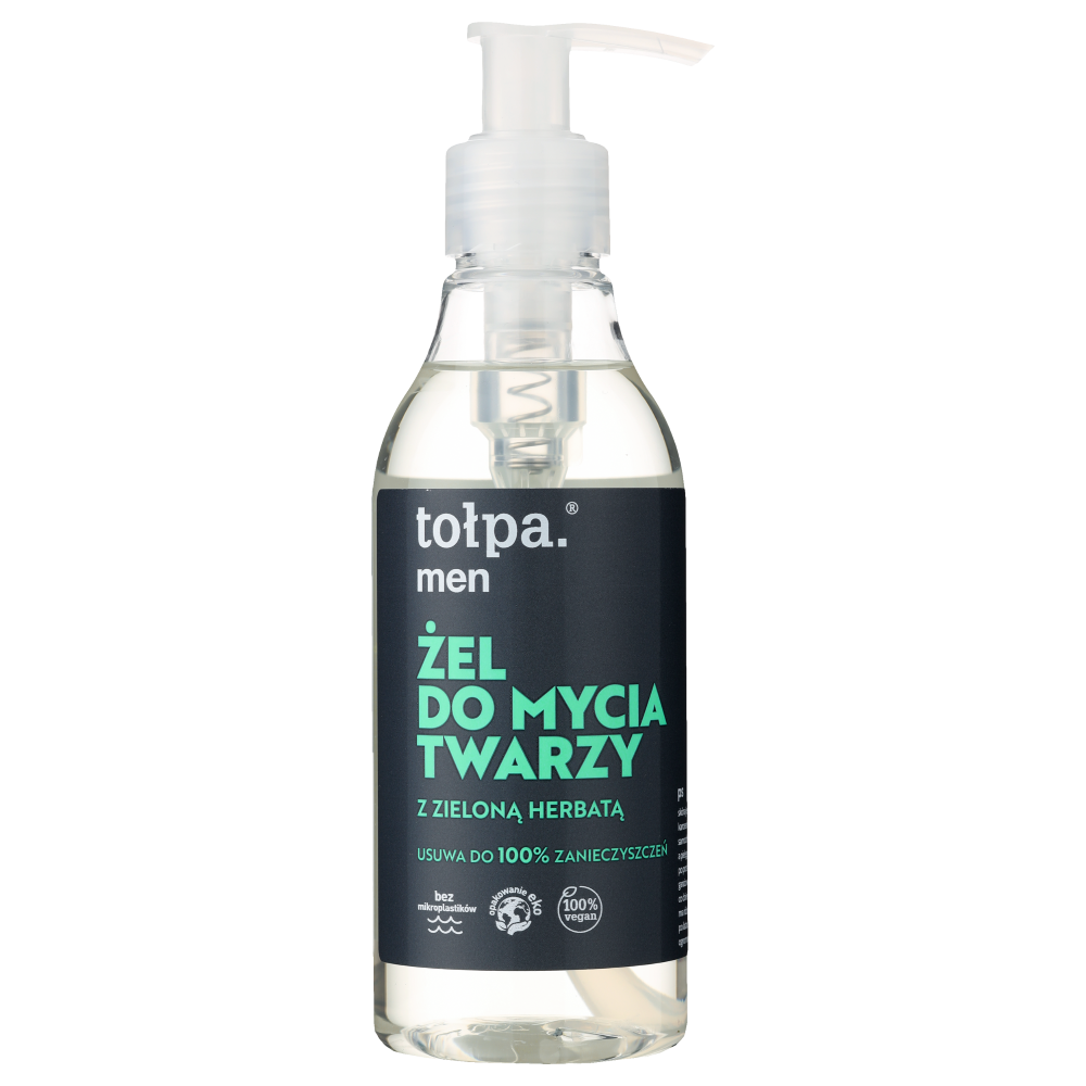 Tołpa Men żel do mycia twarzy z zieloną herbatą, 195 ml