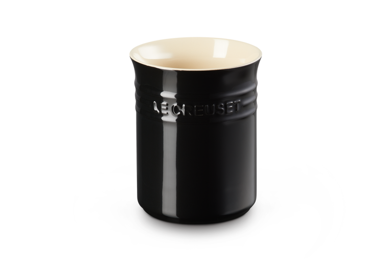 Le Creuset -  Mały pojemnik na przybory kuchenne kamionka czarny