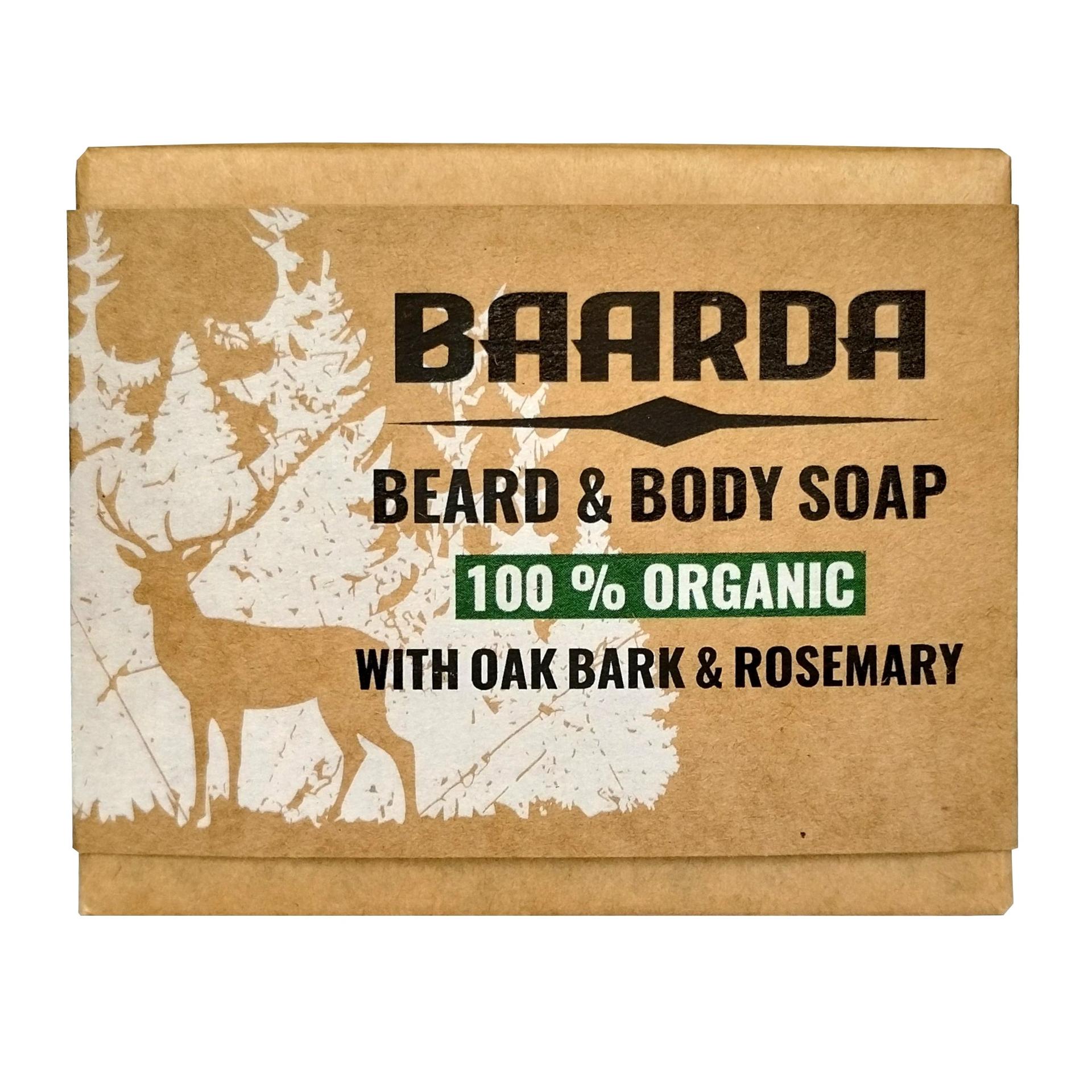 Baarda naturalne mydło do brody i ciała, 115 g