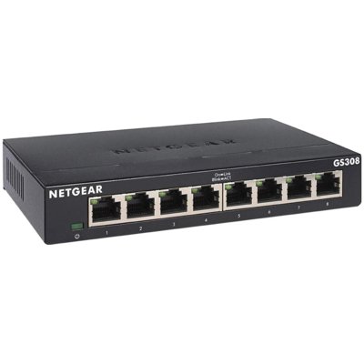 Switch NETGEAR GS308-300PES Gigabit Ethernet, 8 portów