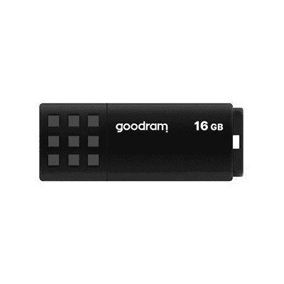 Pendrive GOODRAM UME3 16GB, USB 3.2 Gen. 1 (USB 3.0), Odczyt 60 Mb/s, Zapis 20 Mb/s Czarny