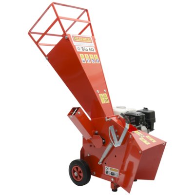 Rozdrabniacz do gałęzi CARAVAGGI Bio 60 Honda GX 160 spalinowy 3.7kW średnica cięcia 40mm