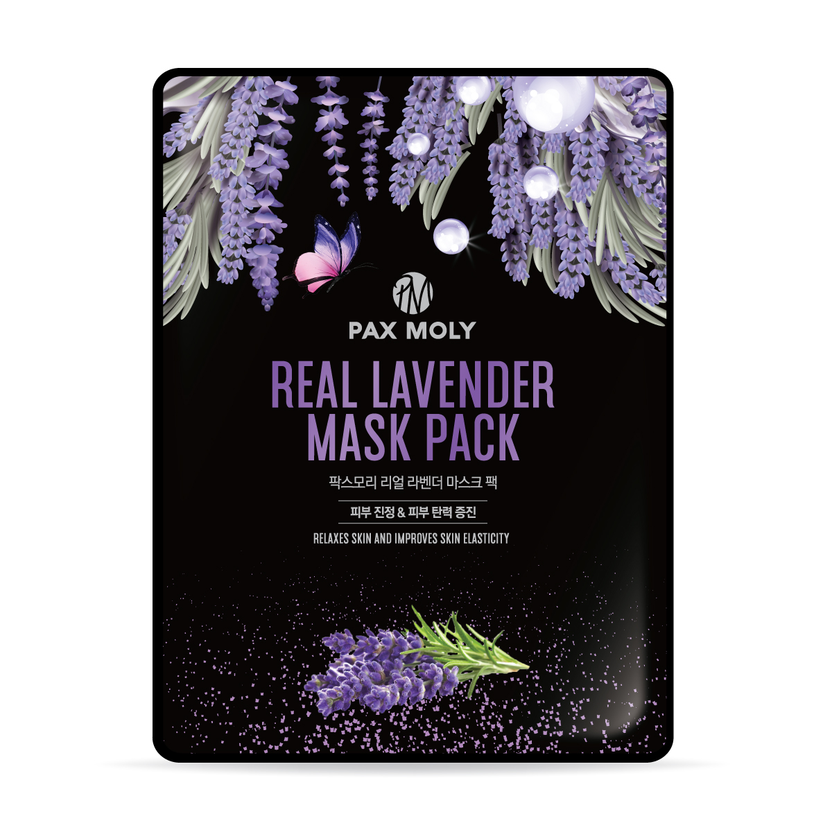 Pax Moly Real Lavender Mask Pack maska w płachcie z ekstraktem z lawendy, 25 ml